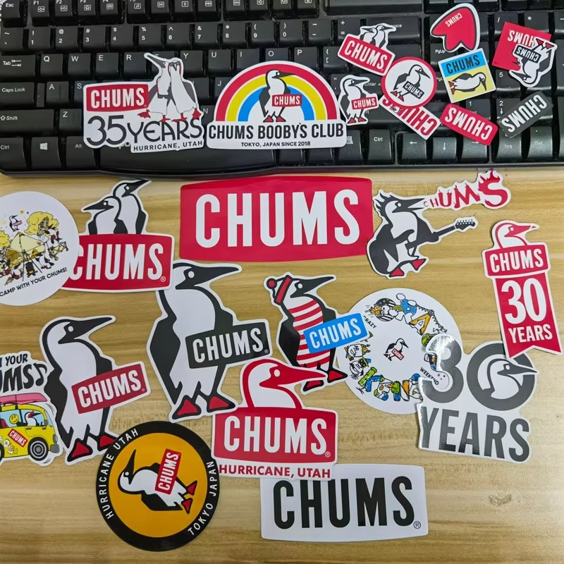 10pcs Wholesal Vinyl Stickers  - مراجعة Outdoor Camping Brand وسعره