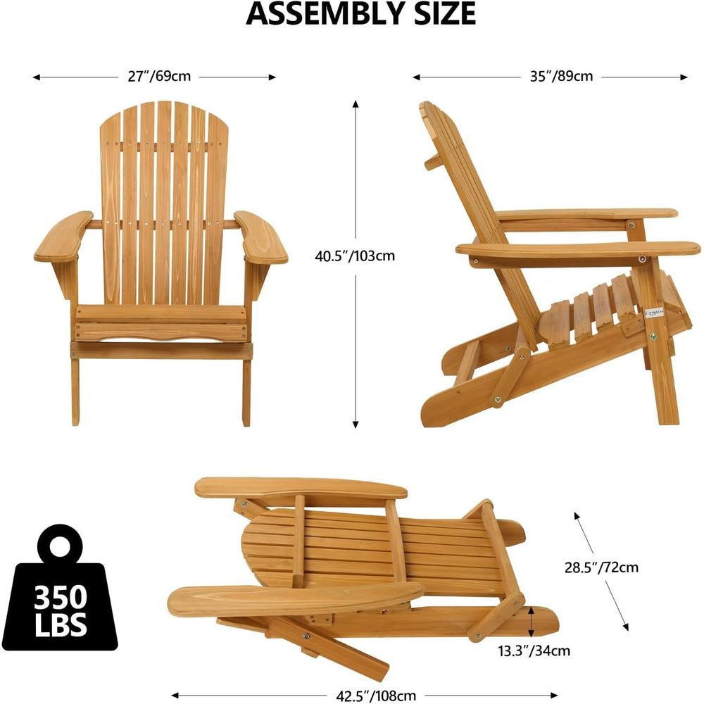 Set of 4 Adirondack Chairs on  - مراجعة Outdoor Camping Chairs On Sale وسعره