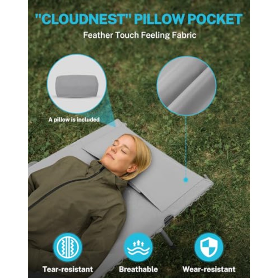 Camping cot for outdoor use, s - مراجعة Outdoor Camping Cot وسعره