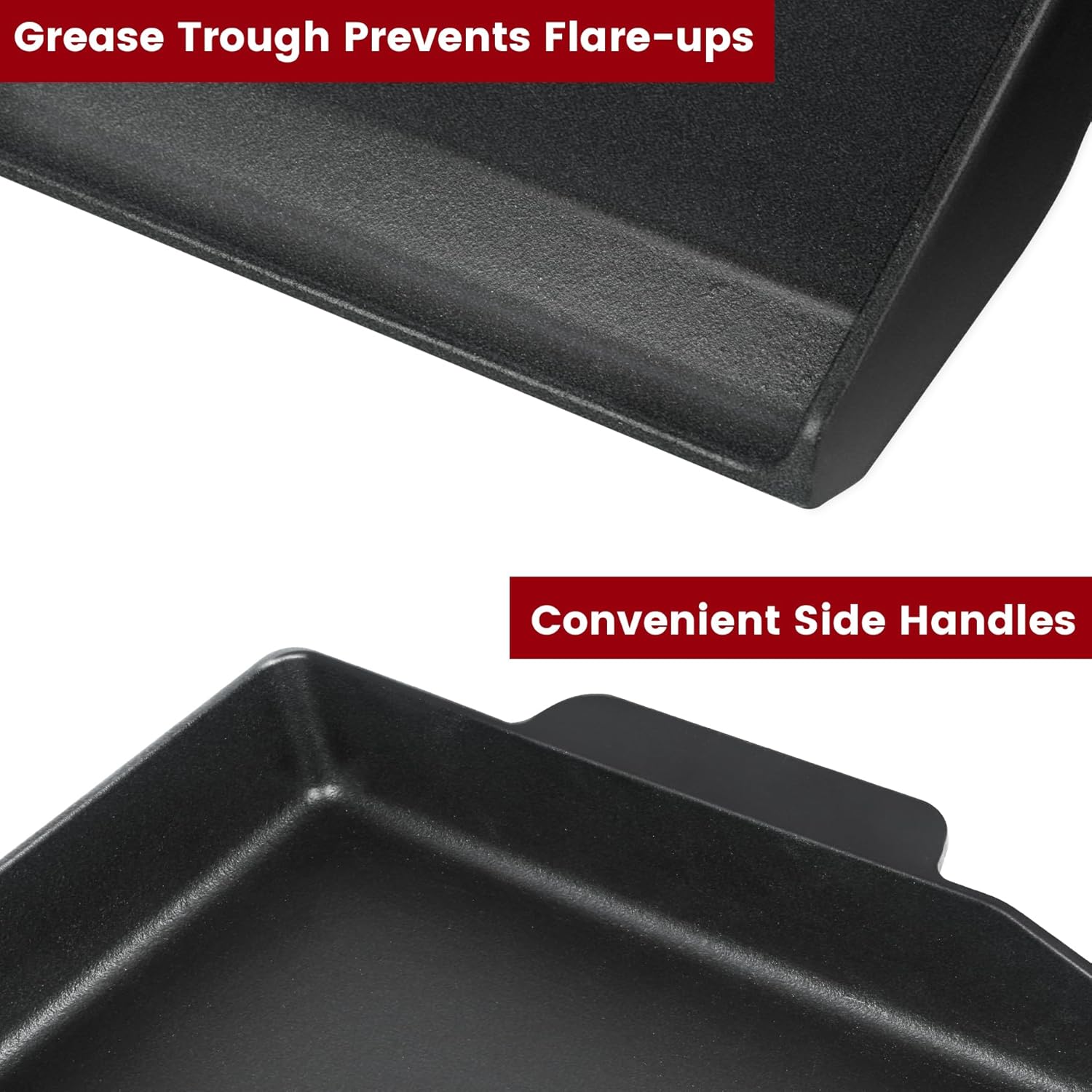Cast Iron Griddle for Gas Gril - مراجعة Outdoor Camping Stove وسعره