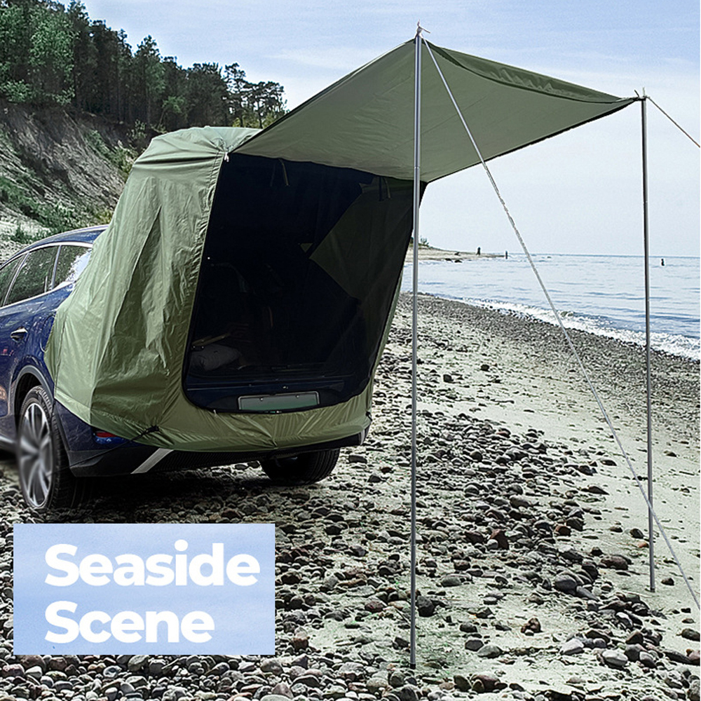 Outdoor Car Rear Tent Camping  - مراجعة Outdoor Camping Car Tail Tent وسعره