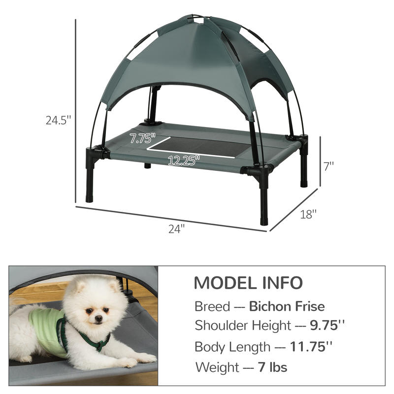 PawHut Elevated Dog Bed with R - مراجعة Outdoor Camping Cot وسعره