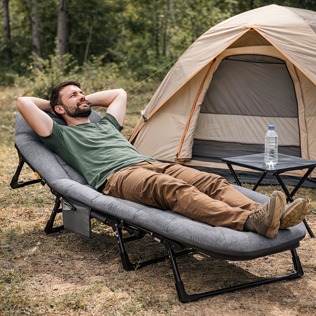 Portable Folding Camp Cot for  - مراجعة Outdoor Camping Cot وسعره