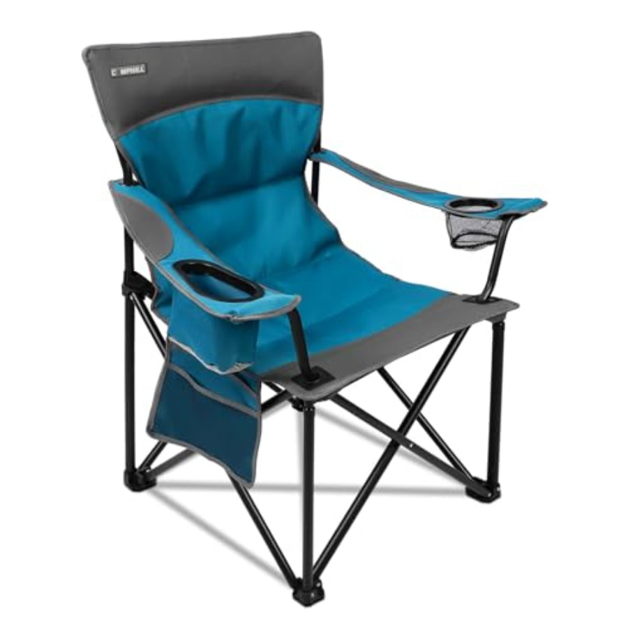 Oversized Portable Camping Cha - مراجعة Outdoor Oversized Camping Chair وسعره
