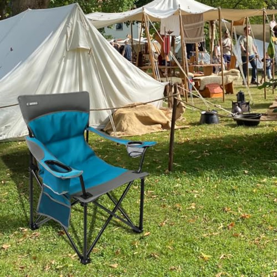Oversized Portable Camping Cha - مراجعة Outdoor Oversized Camping Chair وسعره