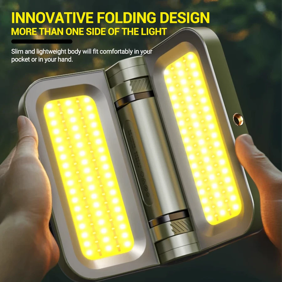 New Solar LED Camping Light 30 - مراجعة Outdoor Camping Tent Waterproof وسعره