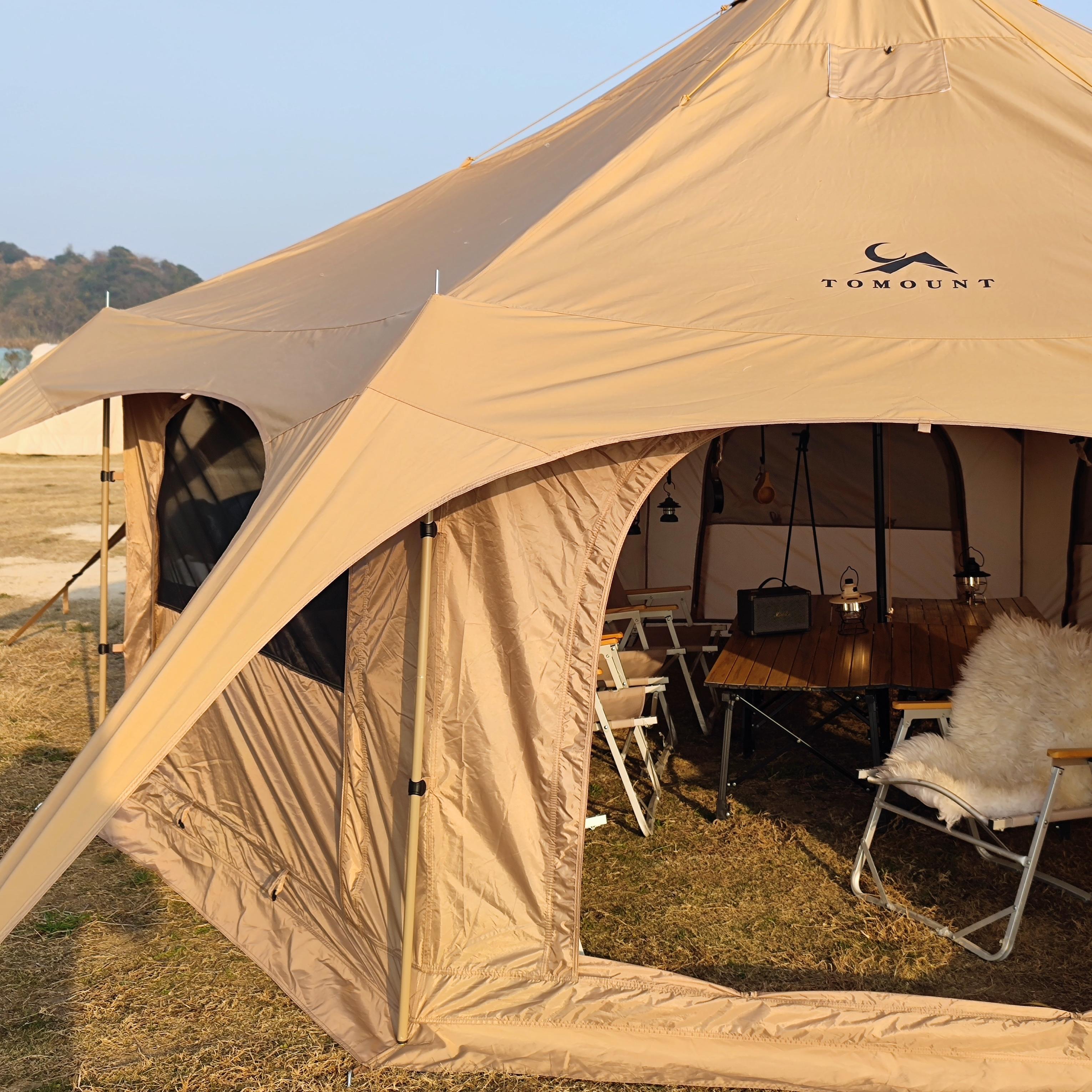 Oem Large Latest Style 4.5m Ma - مراجعة Outdoor Yurt Camping وسعره