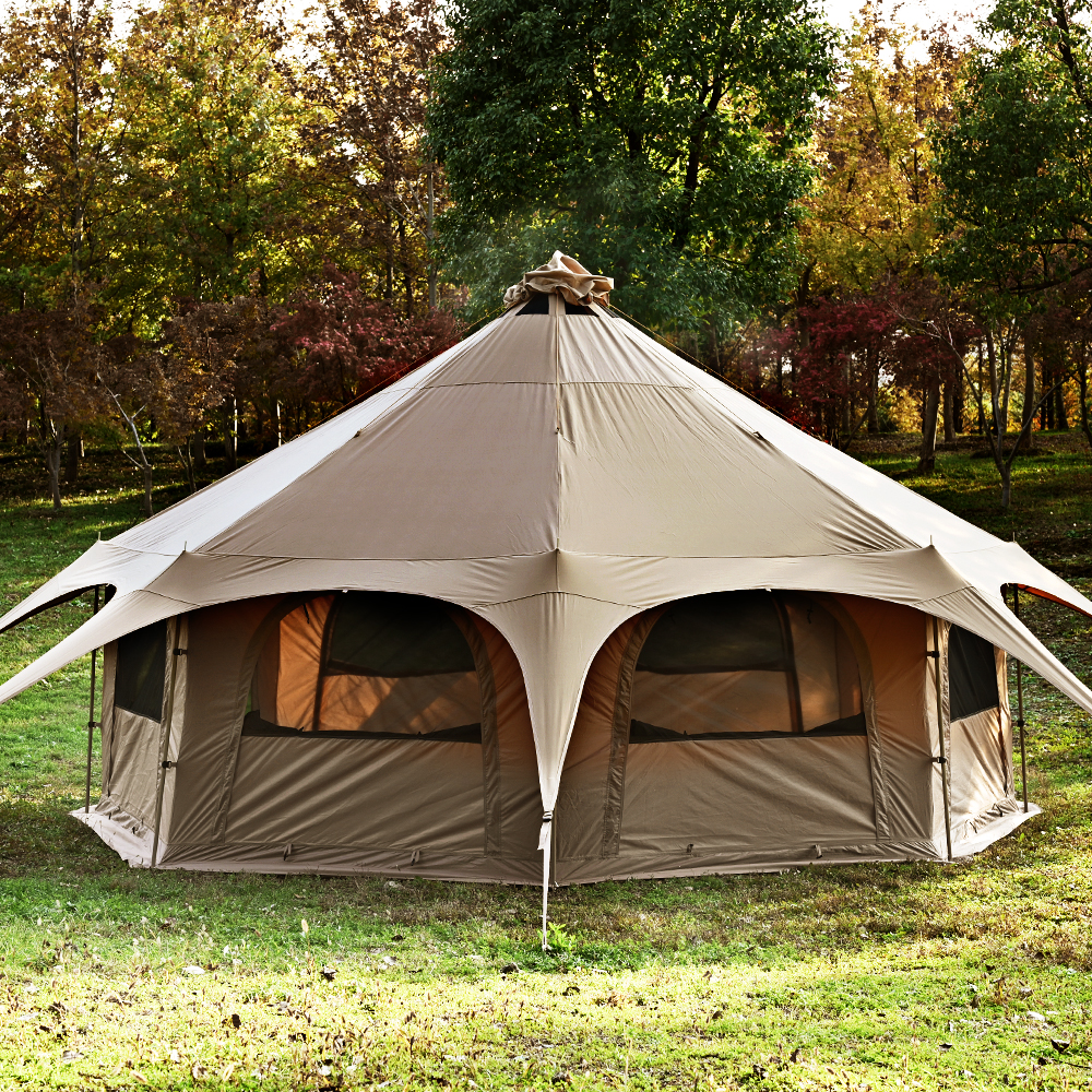 Oem Large Latest Style 4.5m Ma - مراجعة Outdoor Yurt Camping وسعره