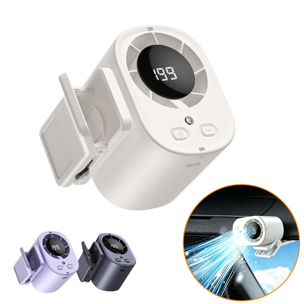 Portable Clip-On Fan with LED  - مراجعة Outdoor Camping Vehicle وسعره