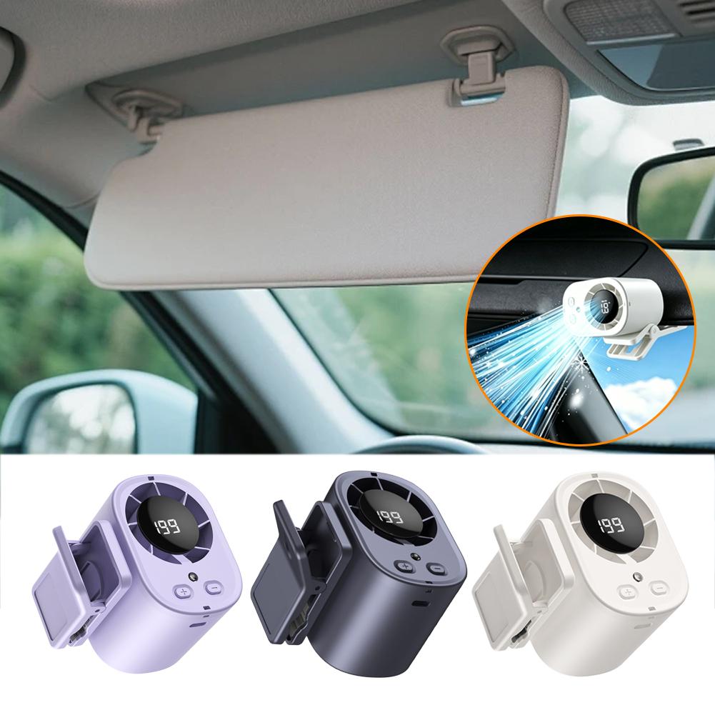 Portable Clip-On Fan with LED  - مراجعة Outdoor Camping Vehicle وسعره