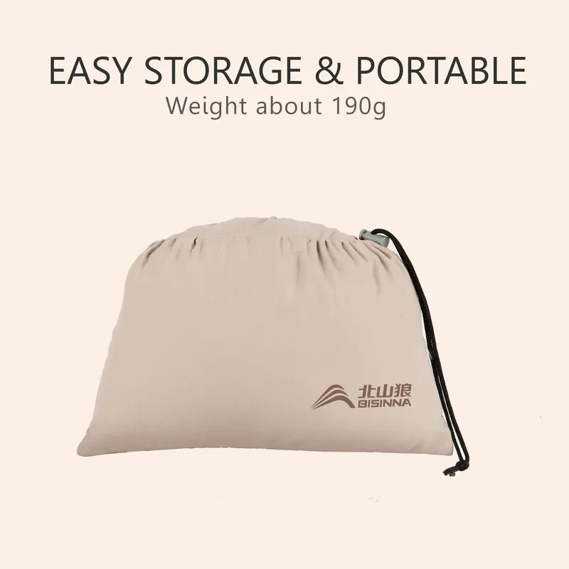 BISINNA Lightweight Outdoor Ca - مراجعة Camp Pillow Compressible وسعره