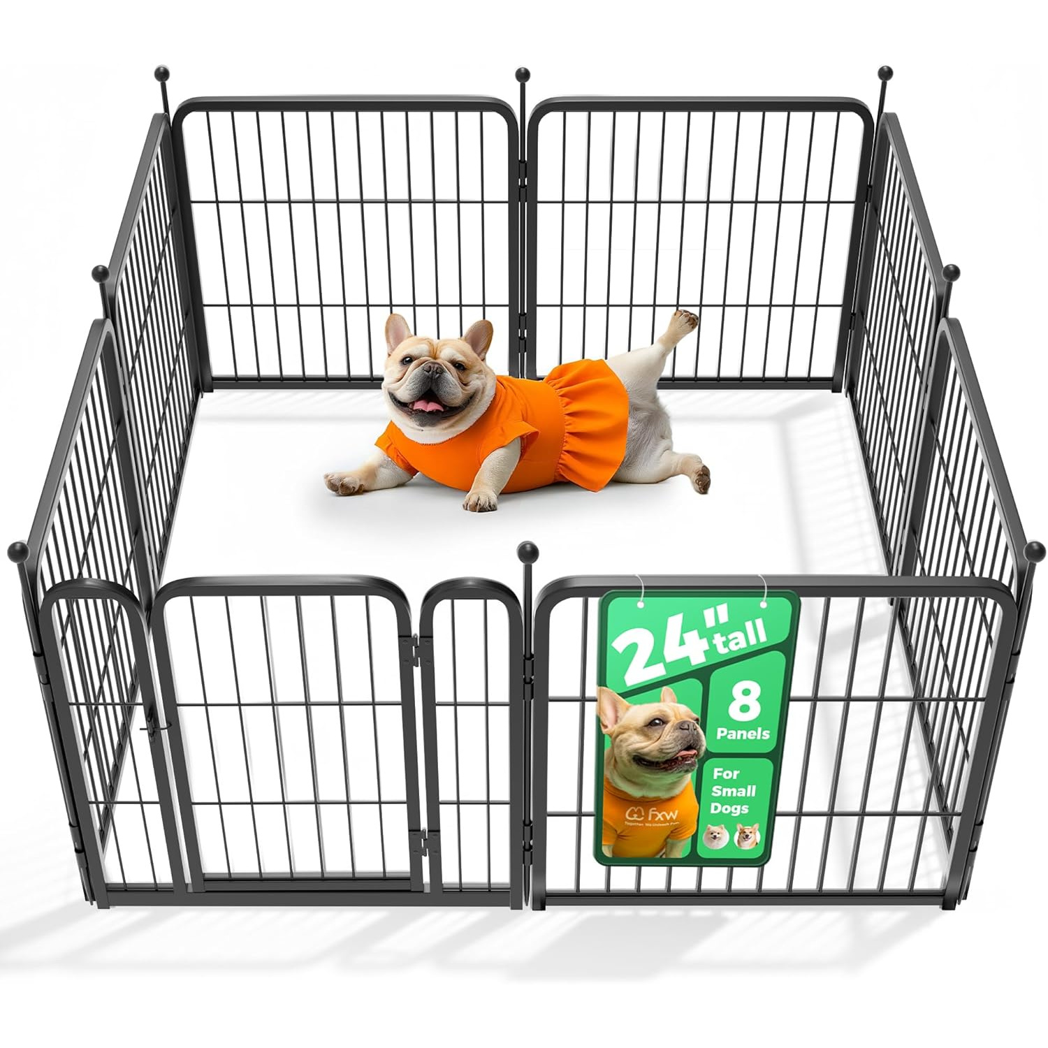 Heavy-Duty Metal Dog Fence, Po - مراجعة Outdoor Camping Dog Fence وسعره