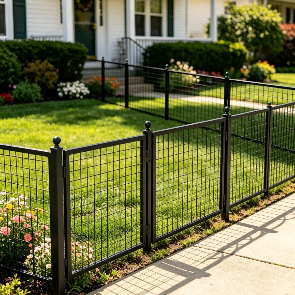 Heavy-Duty Metal Dog Fence, Po - مراجعة Outdoor Camping Dog Fence وسعره