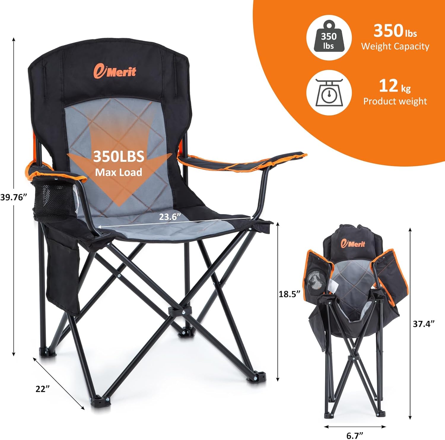 2 Pack Oversized Padded Campin - مراجعة Outdoor Oversized Camping Chair وسعره