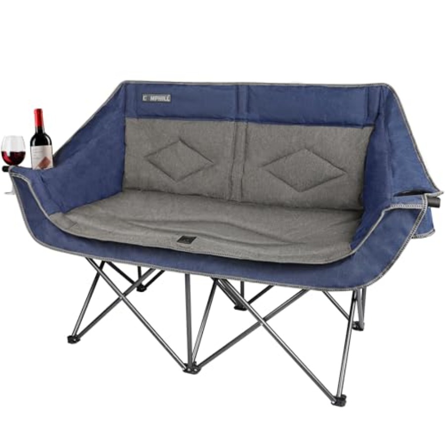 Oversized Double Camping Chair - مراجعة Outdoor Oversized Camping Chair وسعره