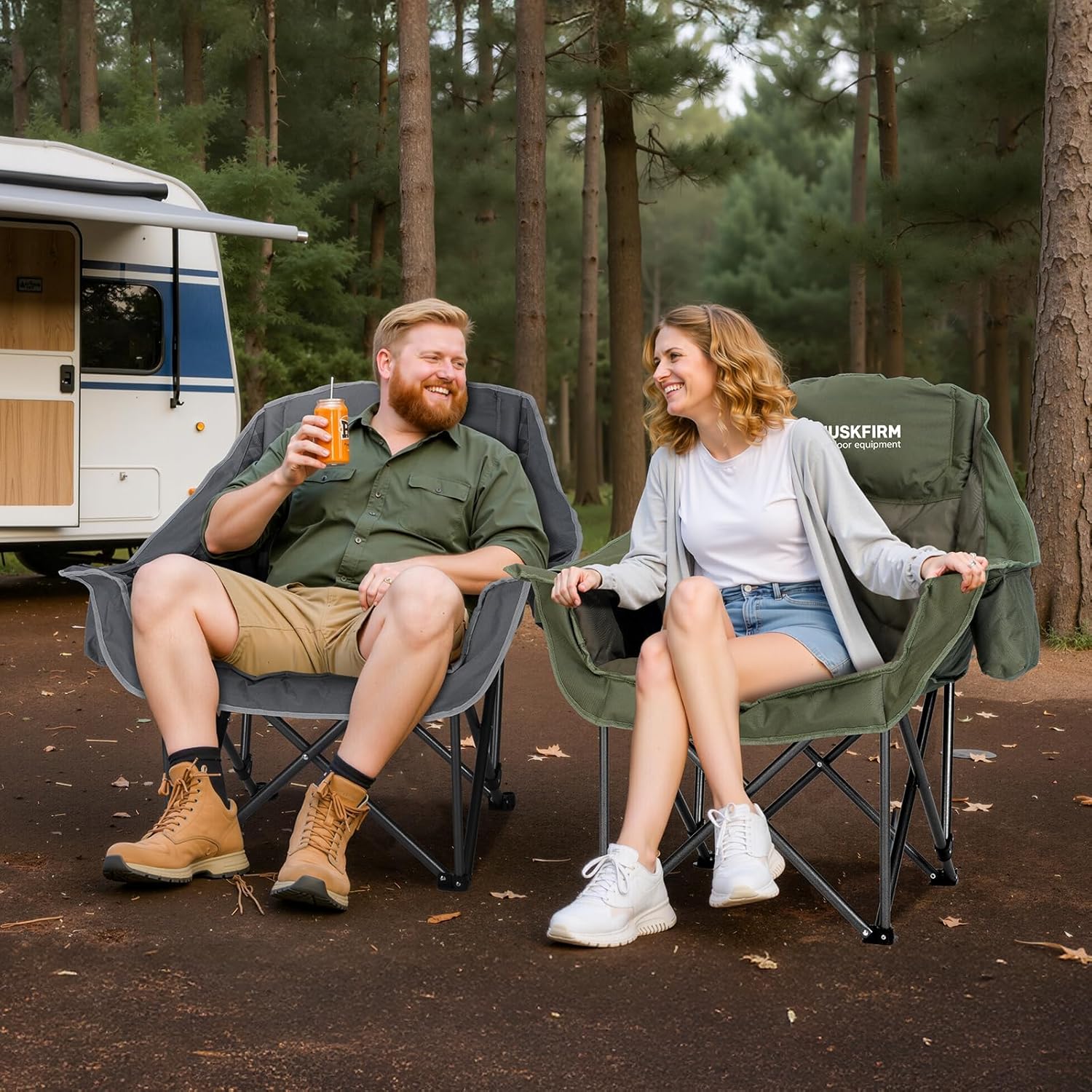 Oversized Camping Chair Heavy  - مراجعة Outdoor Oversized Camping Chair وسعره