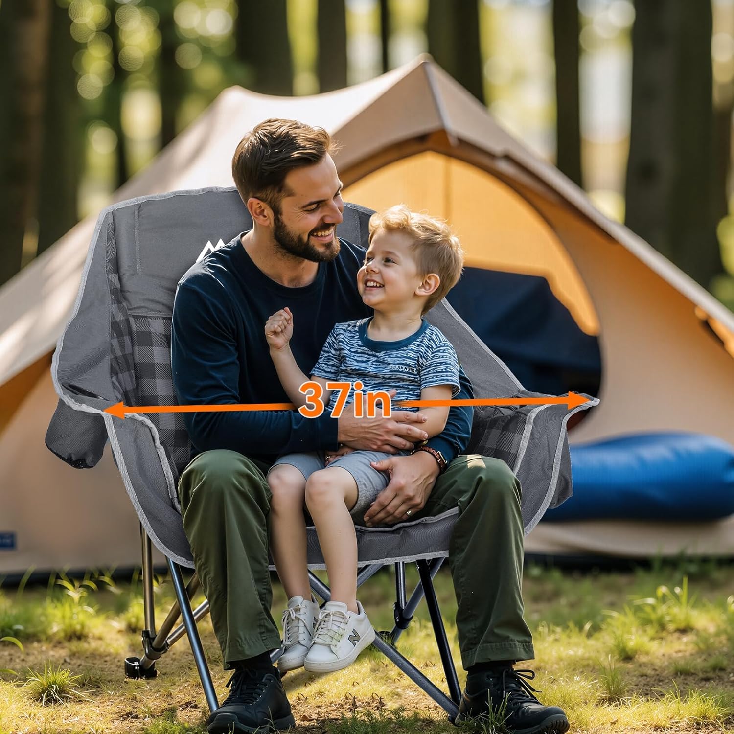 Oversized Camping Chair Heavy  - مراجعة Outdoor Oversized Camping Chair وسعره