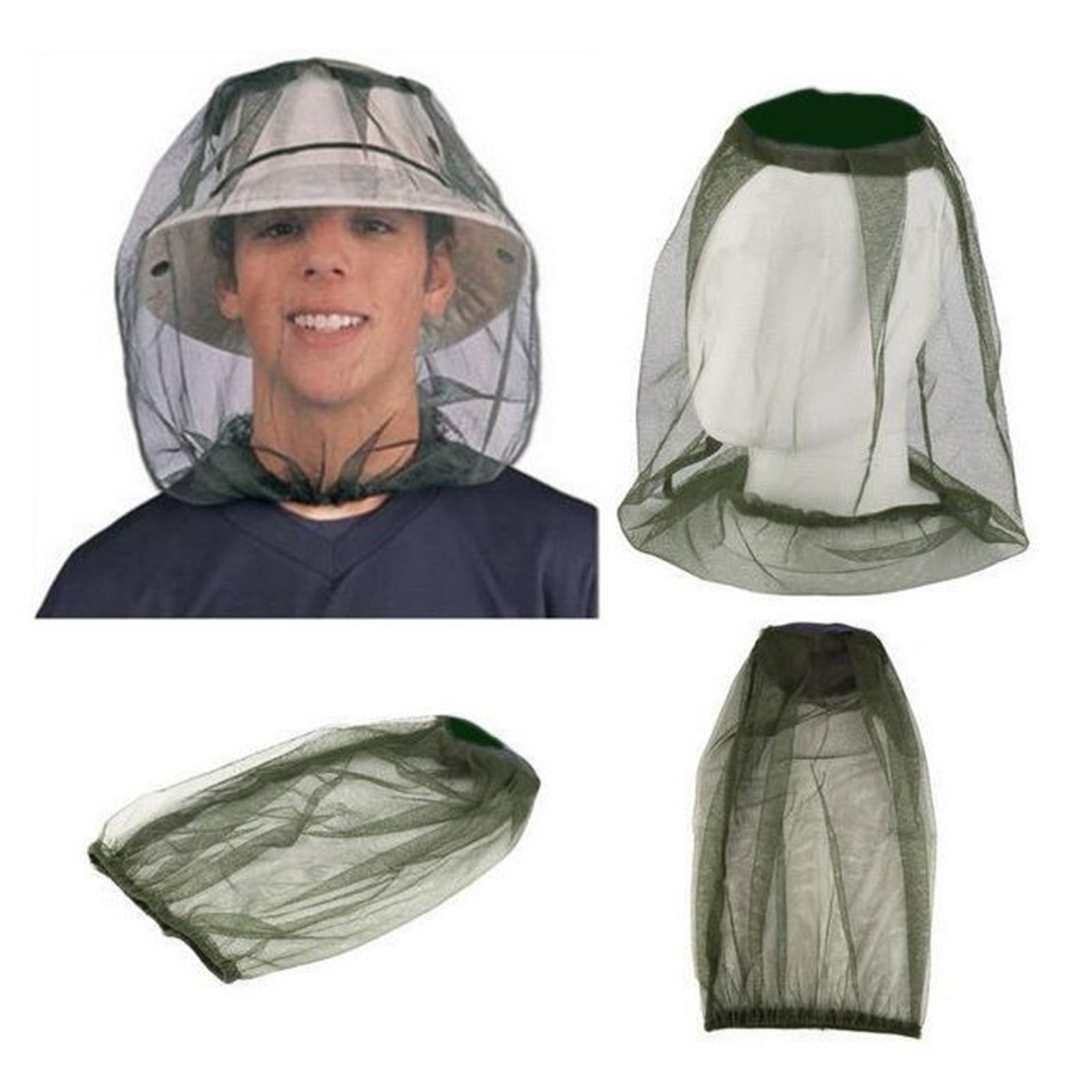 Mesh Head Net Fishing Hat Anti - مراجعة Outdoor Camping Hat وسعره