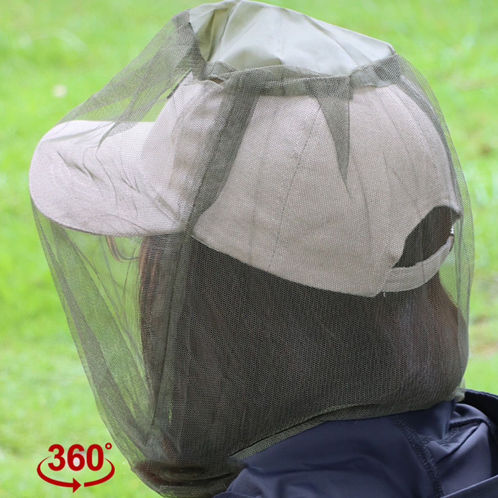 Mesh Head Net Fishing Hat Anti - مراجعة Outdoor Camping Hat وسعره